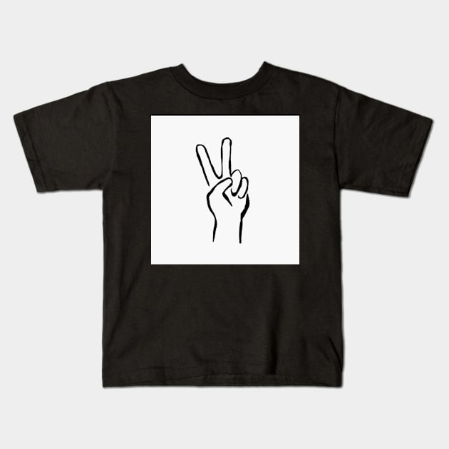 Peace Kids T-Shirt by moonlightprint